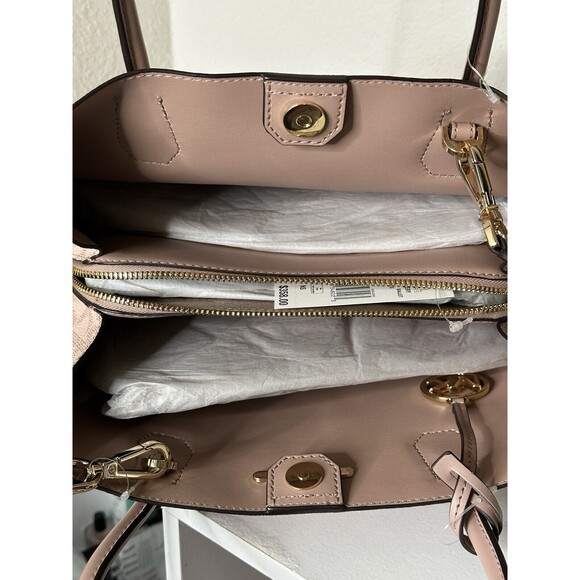Michael Kors‎ Mercer Gallery Medium Center Zip MK Logo Tote Bag Brown/Pink - Picture 5 of 5